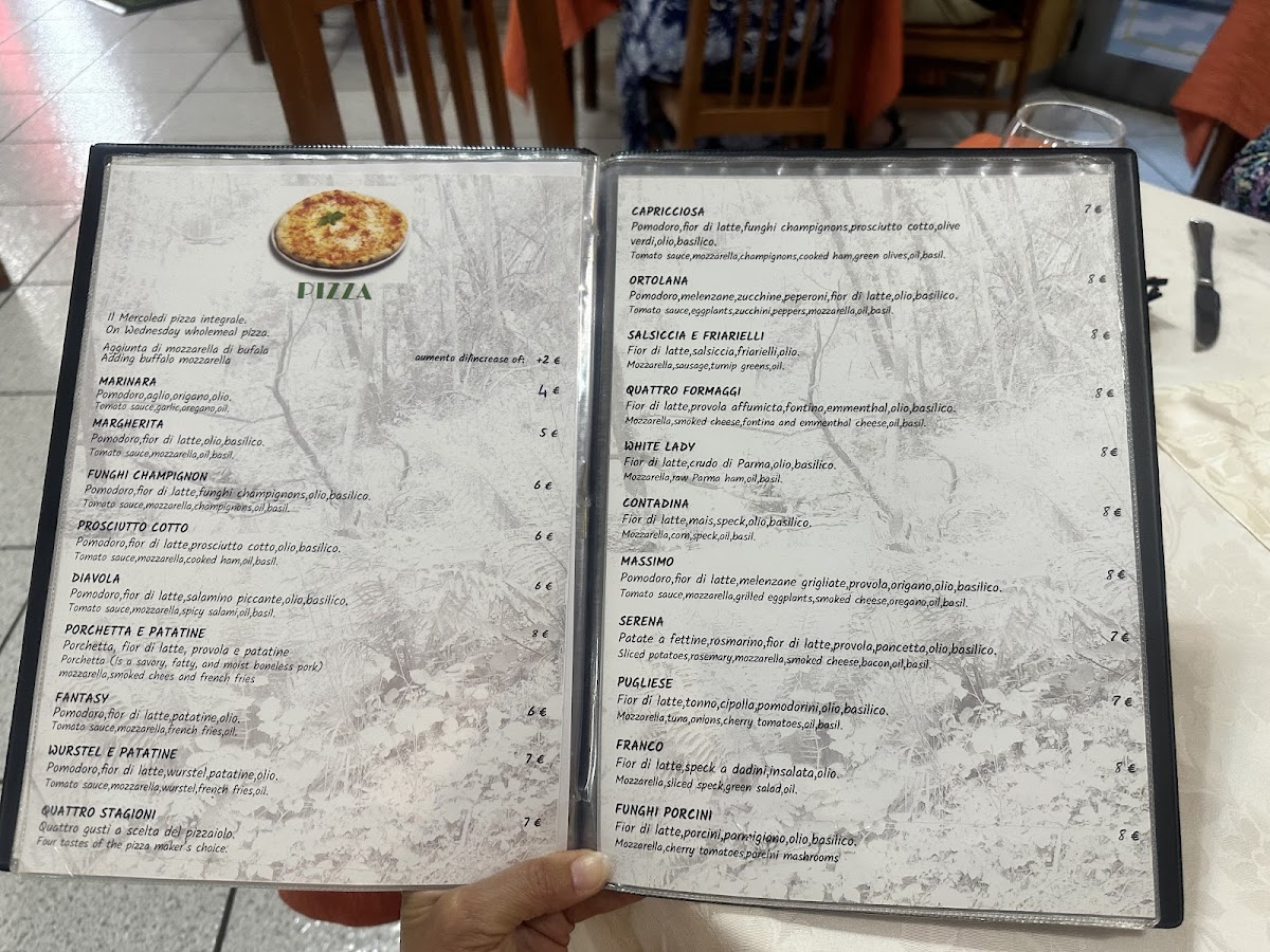 Menu Restaurant La Selva Di Fusco Antonio-8